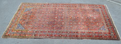 20TH CENTURY PERSIAN MOUD CARPET