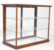 EARLY 20TH CENTURY OAK TABLETOP DISPLAY CABINET
