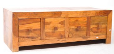 CONTEMPORARY PINE WOOD TV STAND SIDEBOARD