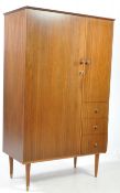 GUNTHER HOFFSTEAD - MID CENTURY TEAK & WALNUT WARDROBE / TALLBOY
