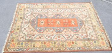LARGE 20TH CENTURY TURKISH MILAS CARPET