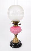 19TH CENTURY VICTORIAN OIL LAMP