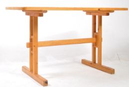 MID 20TH CENTURY PINE DINING TABLE