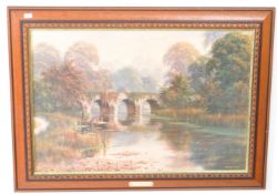 VINTAGE 20TH CENTURY OIL ON CANVAS MARTIN COLEMAN