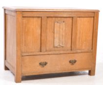 VINTAGE 20TH CENTURY 1930S OAK BLANKET BOX