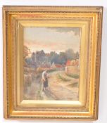 LATE 20TH CENTURY 1980S WATERCOLOUR PAINTING