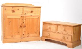 CONTEMPORARY DRY PINE CHEST OF DRAWERS