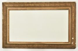 EARLY 20TH CENTURY GILT WOOD AND GESSO WALL MIRROR