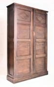 EARLY 20TH CENTURY MAHOGANY ESTATE SCHOOL CUPBOARD