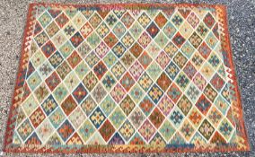 20TH CENTURY ANATOLIAN TURKISH KILIM FLOOR CARPET RUG