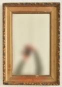 EARLY 20TH CENTURY GILT WOOD FRAMED HANGING MIRROR