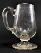 BELIEVED GEORGE II 18TH CENTURY LEAD GLASS TANKARD