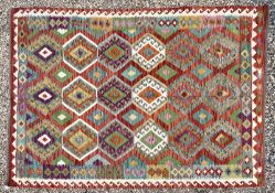 20TH CENTURY ANATOLIAN TURSKISH ISLAMIC KILIM FLOOR CARPET