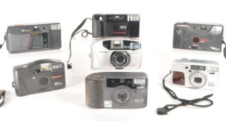 COLLECTION OF LATE 20TH CENTURY 35MM COMPACT CAMERAS