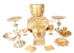 COLLECTION OF 20TH CENTURY BRASS COLLECTABLES