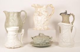 COLLECTION OF 19TH / 20TH CENTURY CERAMIC / STONEWARE JUGS AND POT