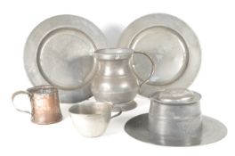 COLLECTION OF 19TH / 20TH CENTURY PEWTER PIECES