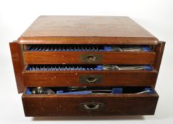 WALKER AND HALL - 20TH CENTURY SILVER PLATED CANTEEN OF CUTLERY