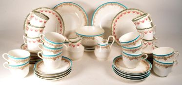 TWO EARLY 20TH CENTURY CHINA PART TEA SERVICES