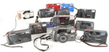 ELEVEN VINTAGE COMPACT 35MM CAMERAS