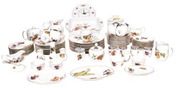ROYAL WORCESTER - EVESHAM - LARGE 20TH CENTURY CERAMIC SERVICE