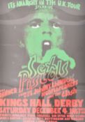 SEX PISTOLS - VINTAGE 1976 FRAMED POSTER FOR ANARCHY IN THE UK TOUR