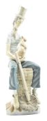 LLADRO - 20TH CENTURY LARGE SAD CHIMNEY SWEEPER MODEL NO 1253