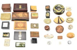 LARGE COLLECTION OF EARLY 20TH CENTURY & LATER TRINKET BOXES