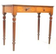 VICTORIAN 19TH CENTURY MAHOGANY WRITING / CONSOLE TABLE