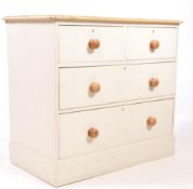 VICTORIAN 19TH CENTURY PAINTED CHEST OF DRAWERS