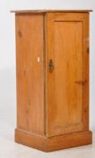VICTORIAN 19TH CENTURY PINE POT CUPBOARD / BEDSIDE