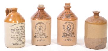 COLLECTION OF 19TH & 20TH CENTURY STONEWARE JUGS