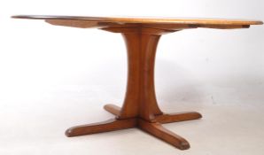 ERCOL FURNITURE - LATE 20TH CENTURY ELM DINING TABLE