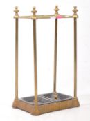 EARLY 20TH CENTURY BRASS SECTIONAL UMBRELLA / STICK STAND