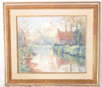 20TH CENTURY IMPRESSIONIST OIL PAINTING ON CANVAS