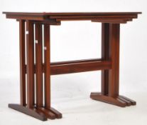 DANISH MID CENTURY NEST OF THREE TABLES
