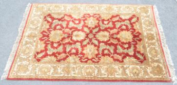 20TH CENTURY AFGHAN ZIEGLER RUG