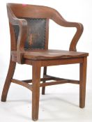 ARTS & CRAFTS - EARLY 20TH CENTURY OAK ARMCHAIR
