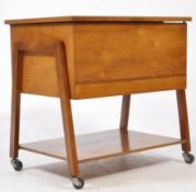 ARNOLD MID CENTURY TEAK SEWING BOX