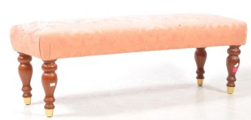 VICTORIAN 19TH CENTURY LONG OTTOMAN FOOTSTOOL