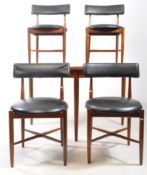 VICTOR B WILKINS FOR G PLAN - TEAK MID CENTURY TALBE & CHAIRS