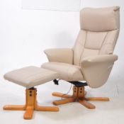 EKORNES STRESSLESS MANNER SWIVEL ARMCHAIR