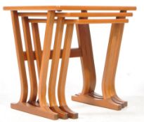 20TH CENTURY TEAK PARKER KNOLL NEST OF TABLES