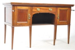 EDWARDIAN MAHOGANY TILE TOP WASHSTAND / TABLE