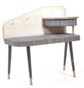 BRITISH MODERN DESIGN - RETRO MID CENTURY VINYL TELELPHONE SEAT