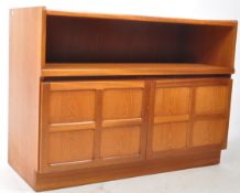NATHAN SQUARES PATTERN - RETRO MID CENTURY TEAK SIDEBOARD