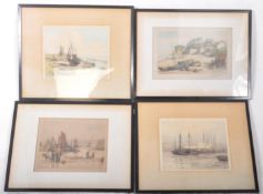 HENRY GEORGE WALKER (1876 - 1932) - FOUR EARLY 20TH CENTURY ETCHINGS