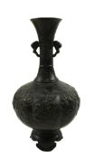 HIROSHI MURATA 村田宏造 （1926-1989）- JAPANESE BRONZE VASE