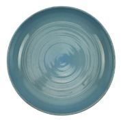 REPUBLIC PERIOD SKY BLUE GLAZED CHARGER 民国仿汝窑天蓝釉盘