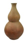 CHINESE NEOLITHIC POTTERY DOUBLE GOURD VASE 仰韶文化 陶葫芦